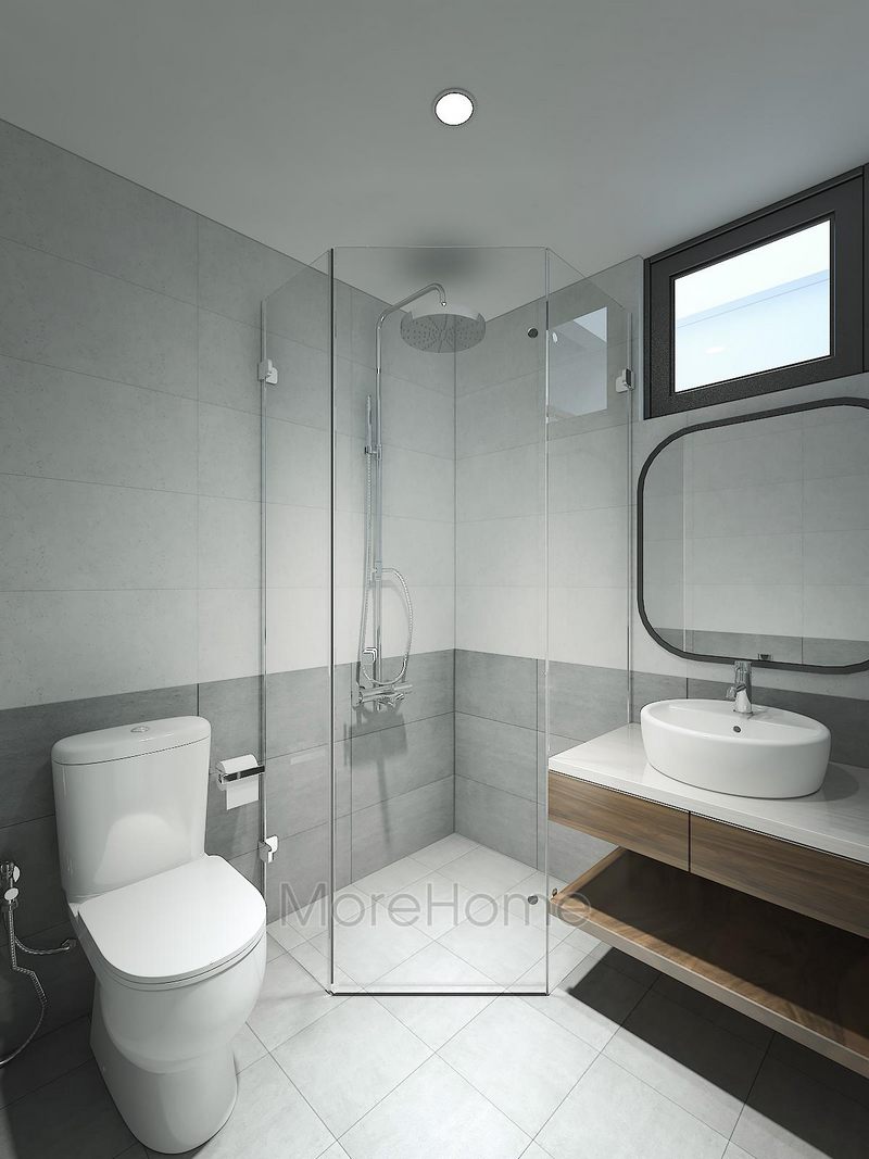 Thiết kế nội thất phòng tắm nhà ống An Dương Tây Hồ 